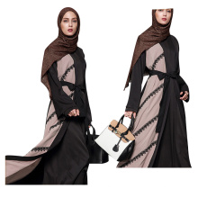 Modesta moda dubai fantasia S-5XL muçulmano rendas senhoras atacado Maxi mulheres muçulmanas dubai vestido de renda abaya